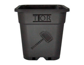 SQUARE BLACK POT 11 LTR THOR ECO